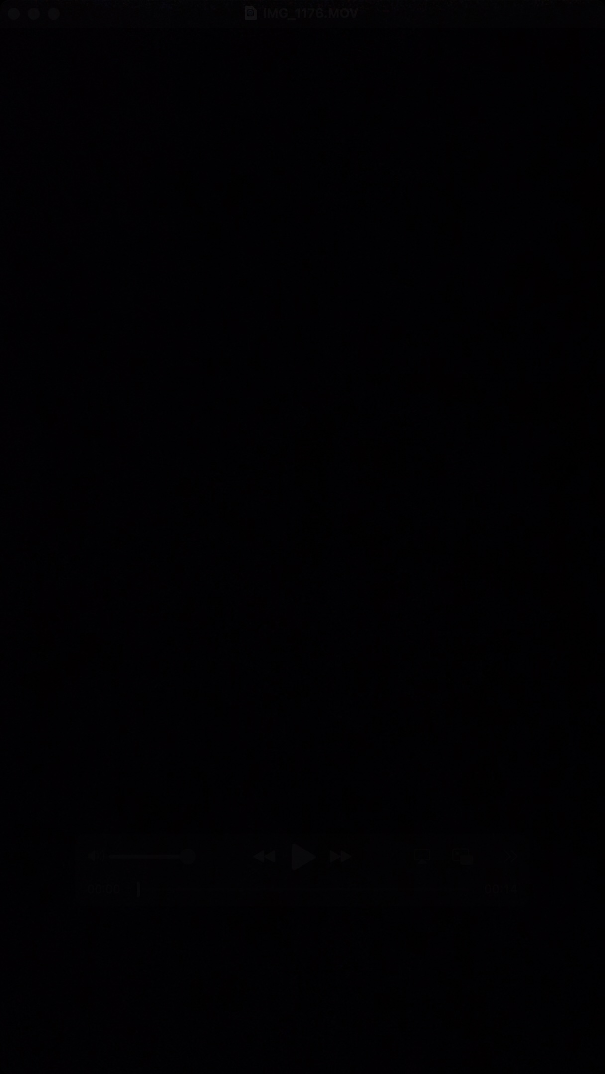 When the lights went out...